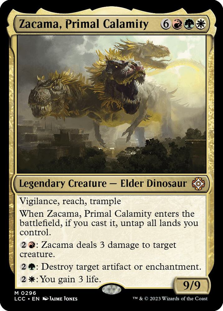 Zacama, Primal Calamity (296) [The Lost Caverns of Ixalan Commander]