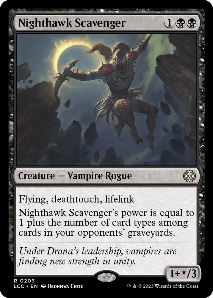 Nighthawk Scavenger (203) [The Lost Caverns of Ixalan Commander]
