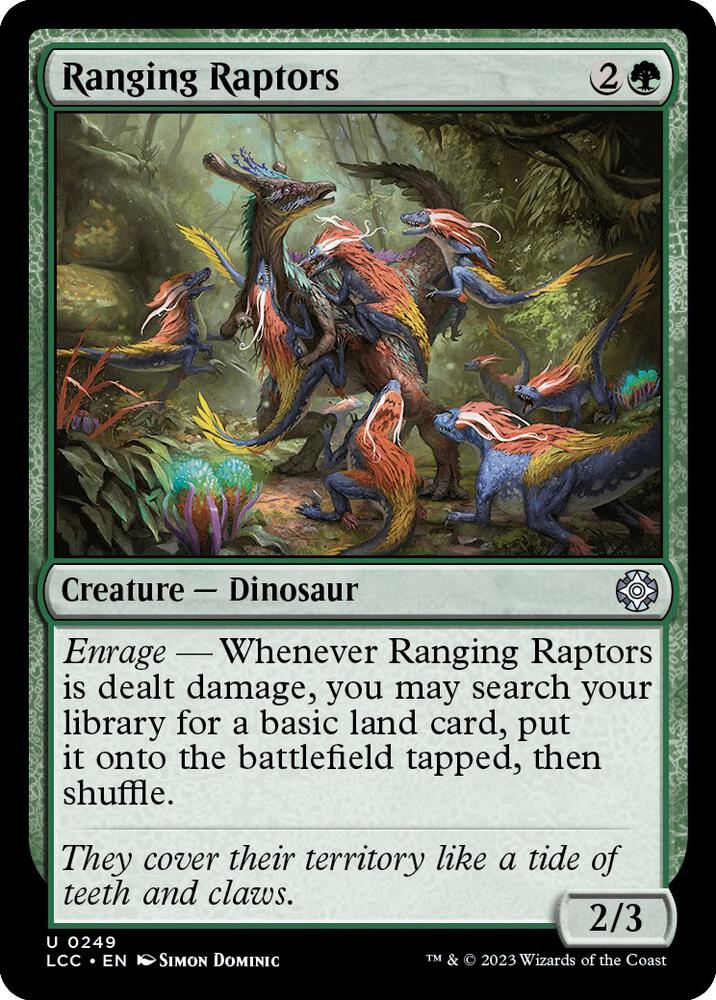 Ranging Raptors (249) [The Lost Caverns of Ixalan Commander]