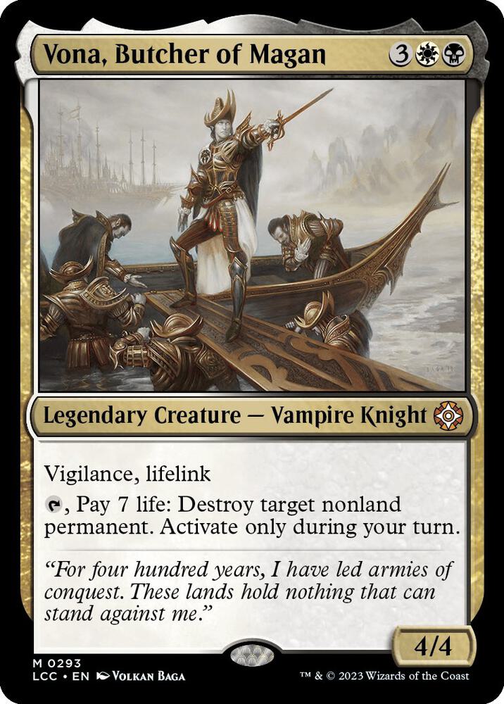 Vona, Butcher of Magan (293) [The Lost Caverns of Ixalan Commander]