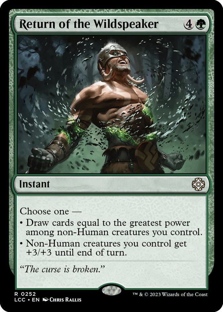 Return of the Wildspeaker (252) [The Lost Caverns of Ixalan Commander]