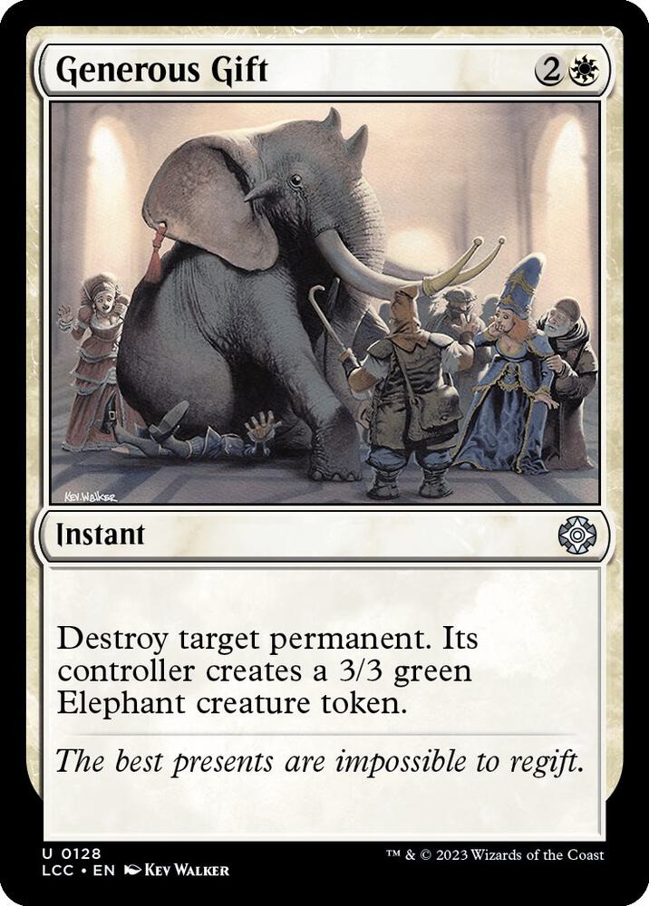 Generous Gift (128) [The Lost Caverns of Ixalan Commander]
