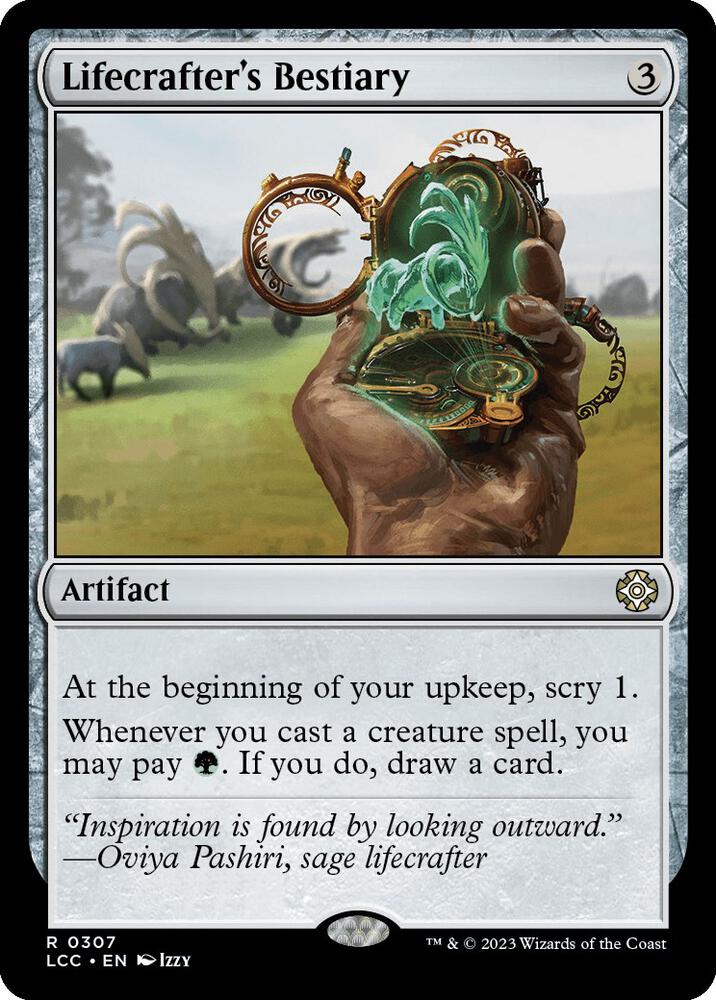 Lifecrafter's Bestiary (307) [The Lost Caverns of Ixalan Commander]