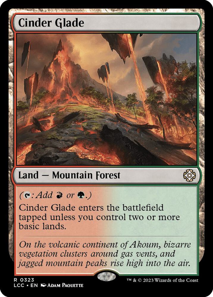 Cinder Glade (323) [The Lost Caverns of Ixalan Commander]