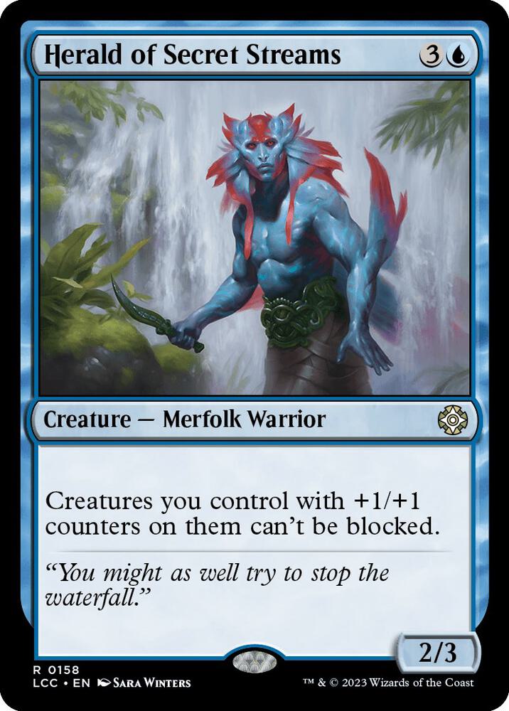 Herald of Secret Streams (158) [The Lost Caverns of Ixalan Commander]
