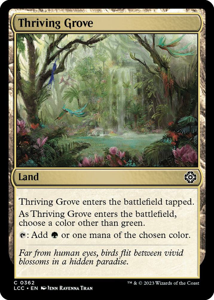 Thriving Grove (362) [The Lost Caverns of Ixalan Commander]