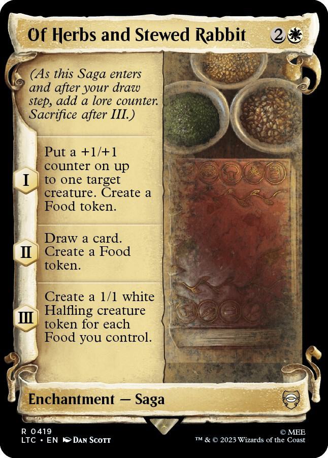 Of Herbs and Stewed Rabbit (Showcase Scrolls) (419) [Tales of Middle-earth Commander] [Showcase]