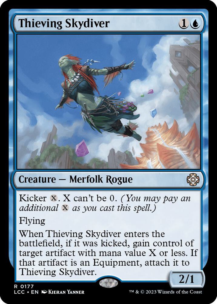 Thieving Skydiver (177) [The Lost Caverns of Ixalan Commander]