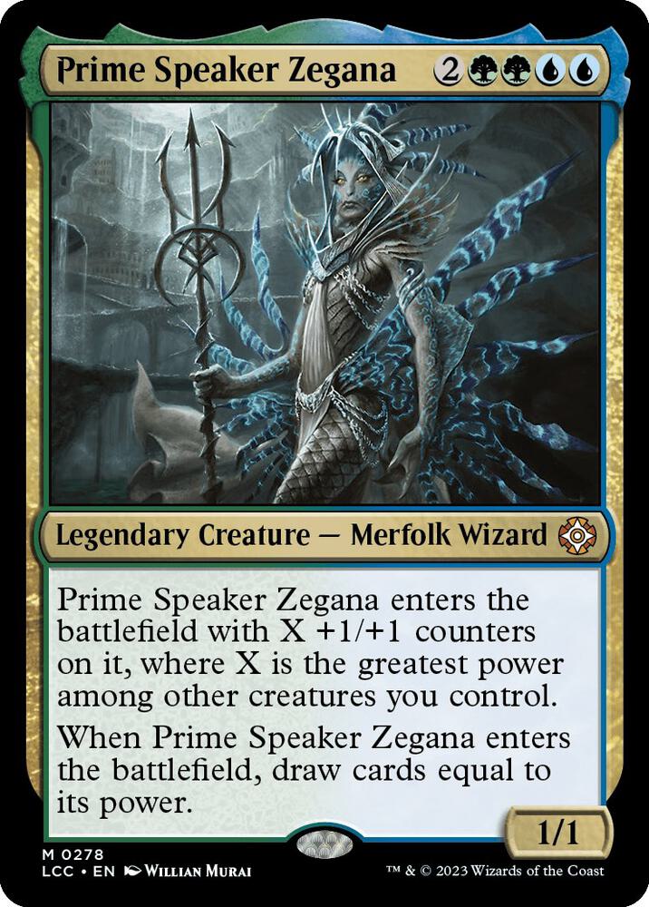 Prime Speaker Zegana (278) [The Lost Caverns of Ixalan Commander]
