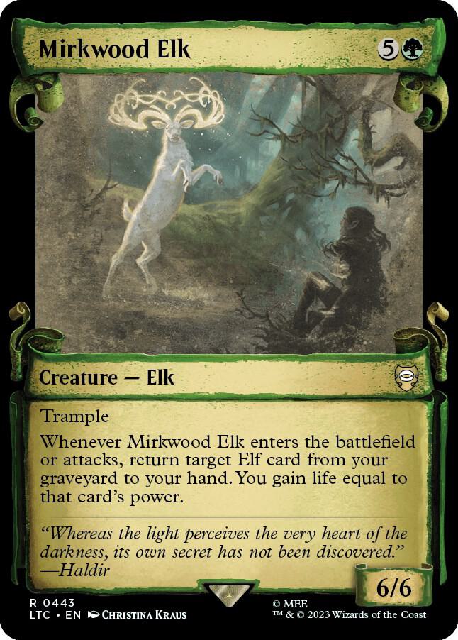 Mirkwood Elk (Showcase Scrolls) (443) [Tales of Middle-earth Commander] [Showcase]
