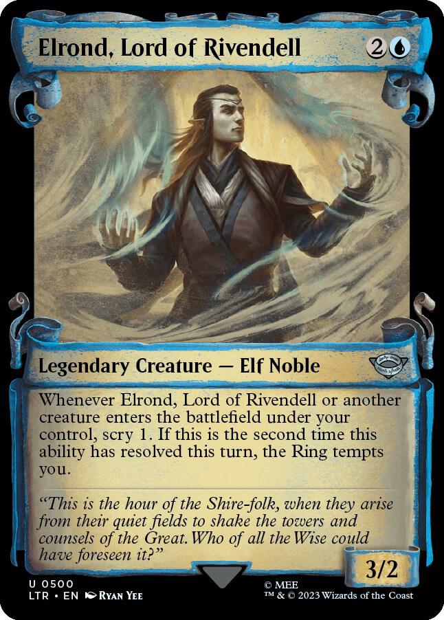 Elrond, Lord of Rivendell (Showcase Scrolls) (500) [The Lord of the Rings: Tales of Middle-earth] [Showcase]