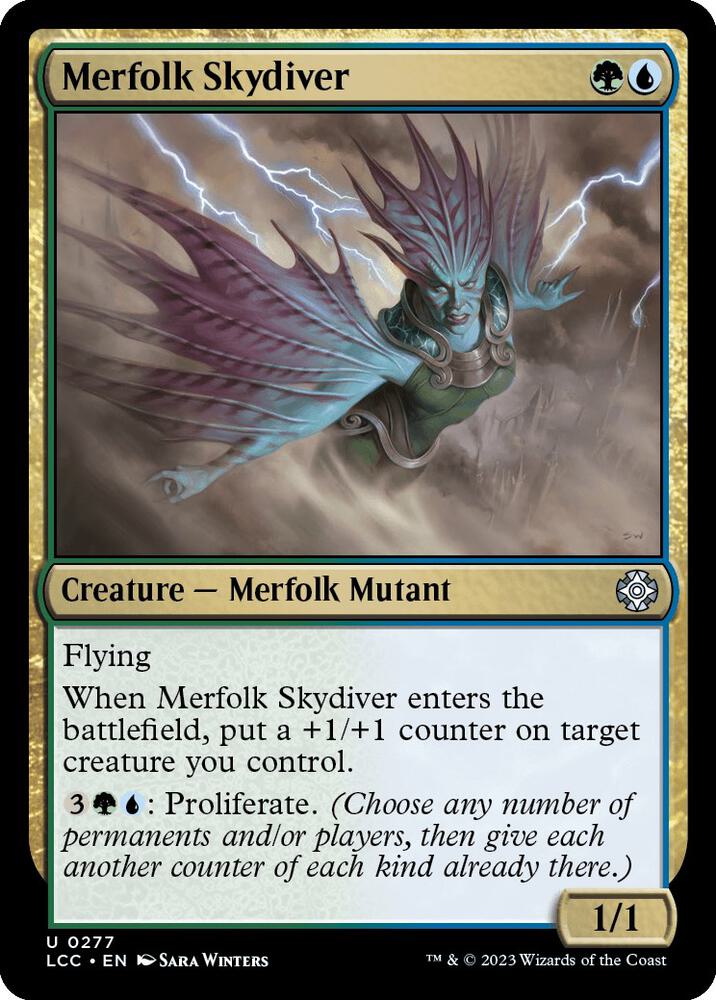 Merfolk Skydiver (277) [The Lost Caverns of Ixalan Commander]