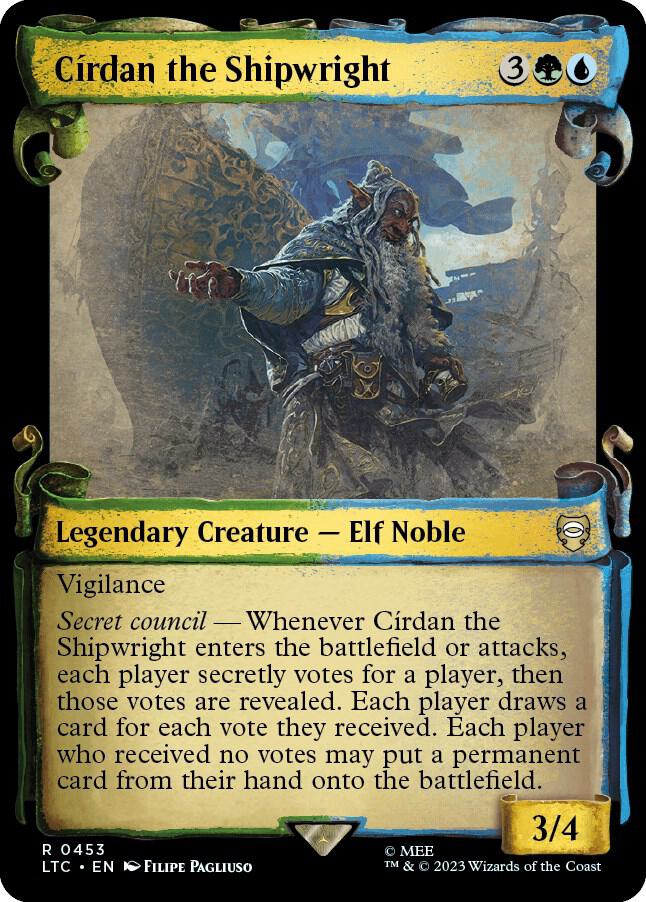 Cirdan the Shipwright (Showcase Scrolls) (453) [Tales of Middle-earth Commander] [Showcase]