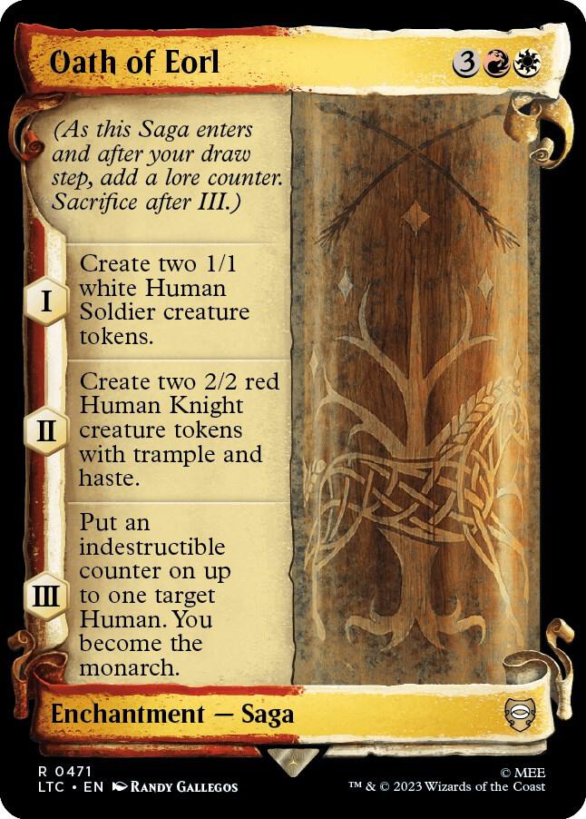Oath of Eorl (Showcase Scrolls) (471) [Tales of Middle-earth Commander] [Showcase]