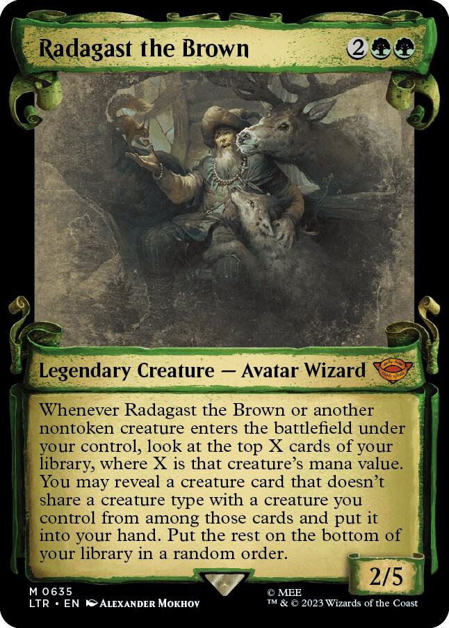 Radagast the Brown (Showcase Scrolls) (635) [The Lord of the Rings: Tales of Middle-earth] [Showcase]
