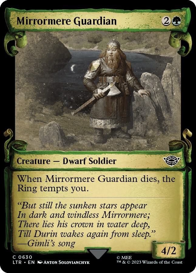 Mirrormere Guardian (Showcase Scrolls) (630) [The Lord of the Rings: Tales of Middle-earth] [Showcase]