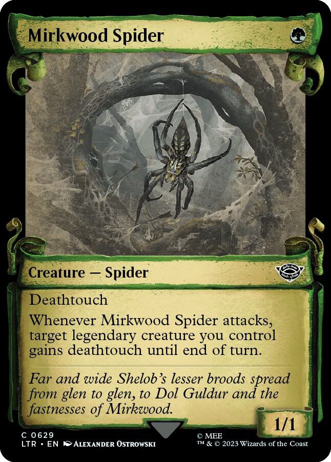 Mirkwood Spider (Showcase Scrolls) (629) [The Lord of the Rings: Tales of Middle-earth] [Showcase]
