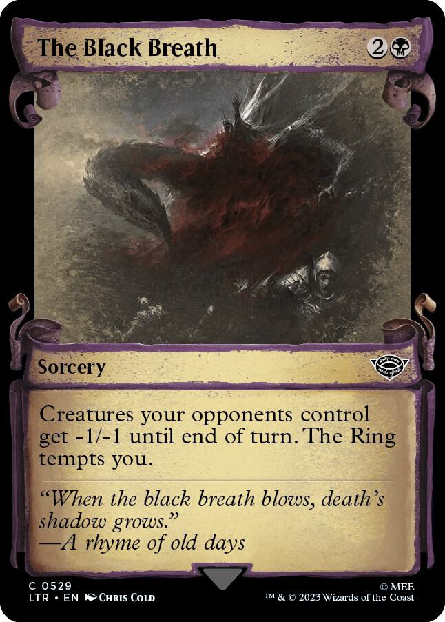 The Black Breath (Showcase Scrolls) (529) [The Lord of the Rings: Tales of Middle-earth] [Showcase]