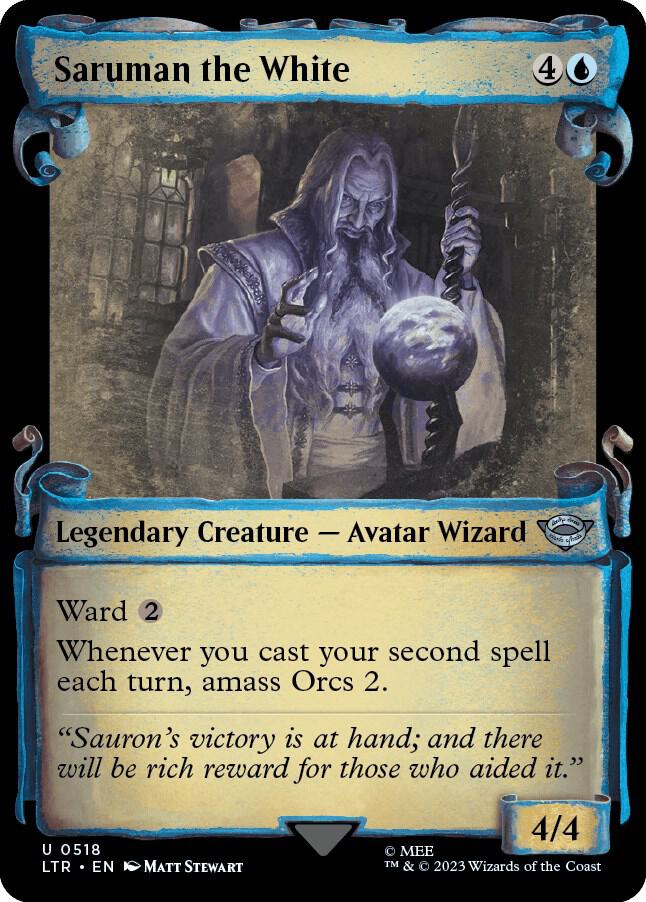 Saruman the White (Showcase Scrolls) (518) [The Lord of the Rings: Tales of Middle-earth] [Showcase]