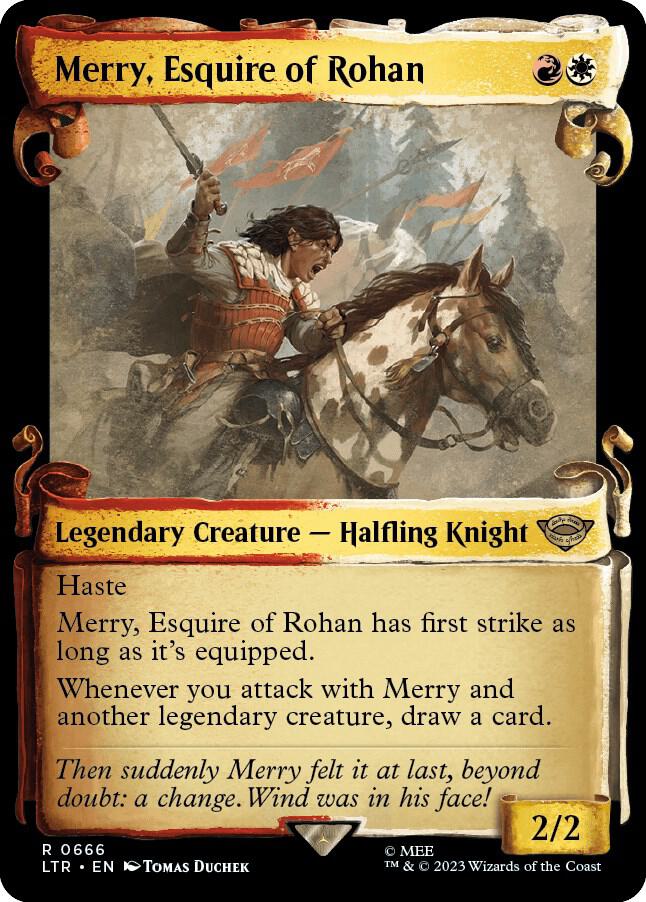Merry, Esquire of Rohan (Showcase Scrolls) (666) [The Lord of the Rings: Tales of Middle-earth] [Showcase]