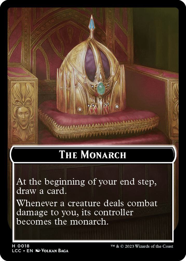 The Monarch // Pirate Double-Sided Token (18 // 5) [The Lost Caverns of Ixalan Commander]