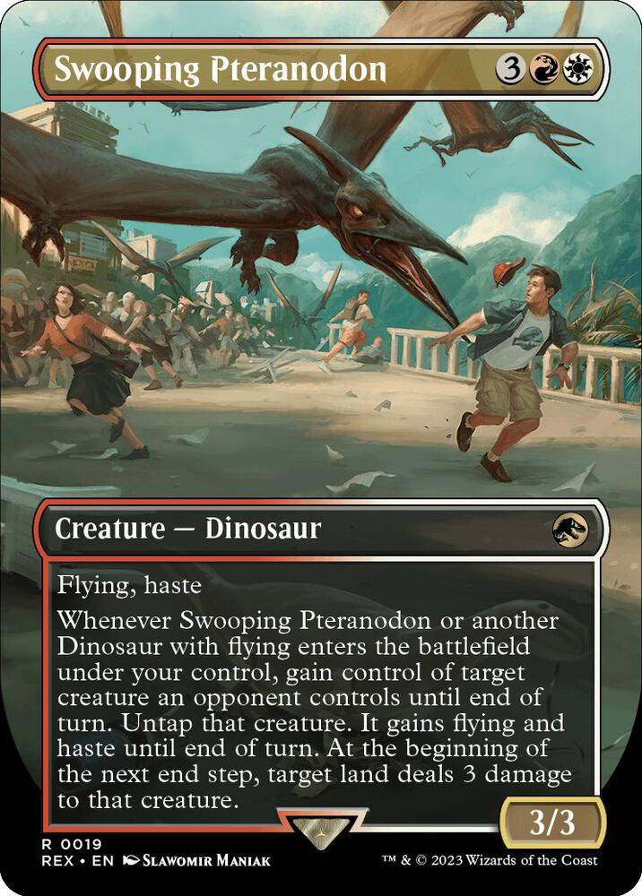 Swooping Pteranodon (Borderless) (19) [Jurassic World Collection] [Borderless]