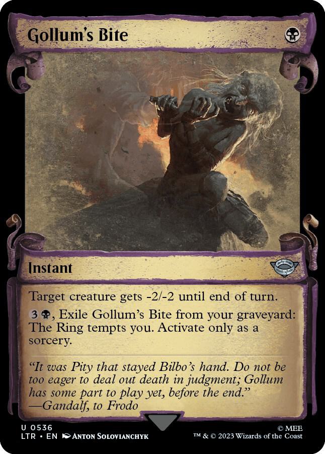Gollum's Bite (Showcase Scrolls) (536) [The Lord of the Rings: Tales of Middle-earth] [Showcase]