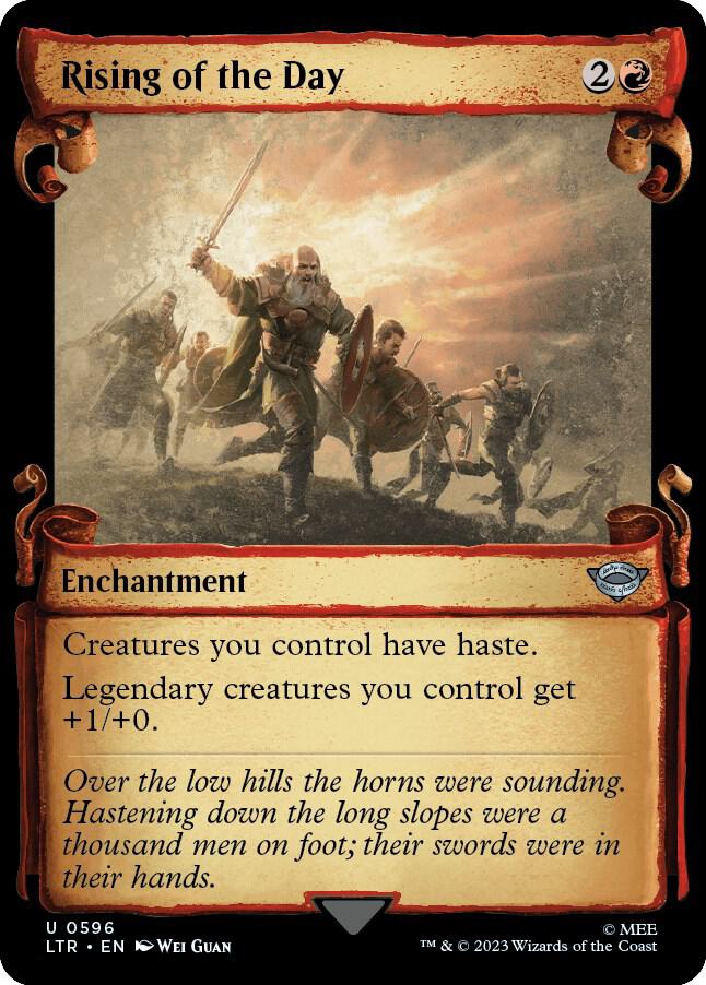 Rising of the Day (Showcase Scrolls) (596) [The Lord of the Rings: Tales of Middle-earth] [Showcase]