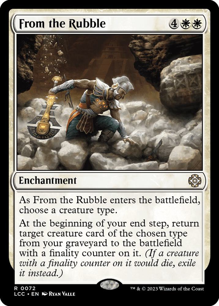 From the Rubble (72) [The Lost Caverns of Ixalan Commander]