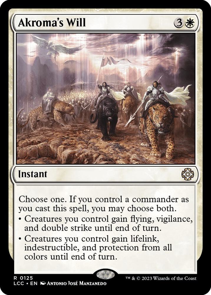 Akroma's Will (125) [The Lost Caverns of Ixalan Commander]