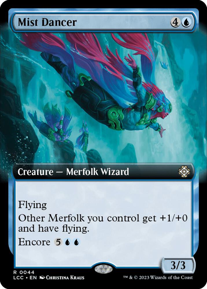 Mist Dancer (Extended Art) (44) [The Lost Caverns of Ixalan Commander] [Extended Art]