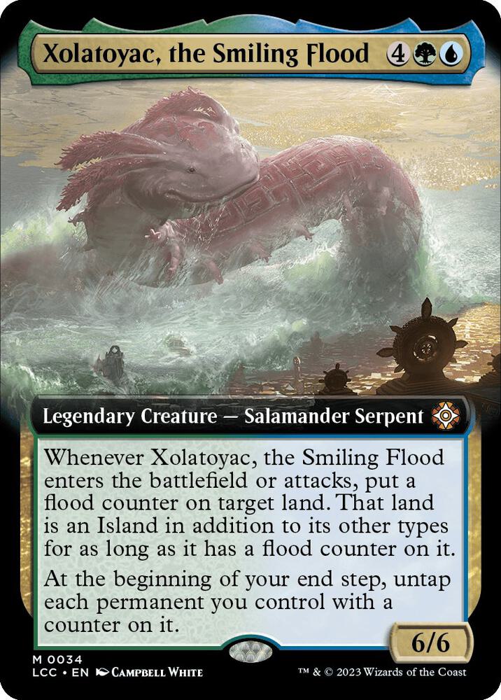Xolatoyac, the Smiling Flood (Extended Art) (34) [The Lost Caverns of Ixalan Commander] [Extended Art]