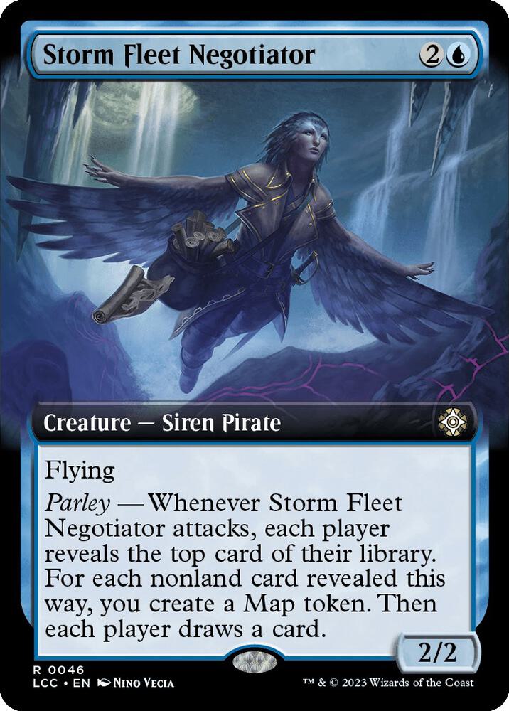 Storm Fleet Negotiator (Extended Art) (46) [The Lost Caverns of Ixalan Commander] [Extended Art]