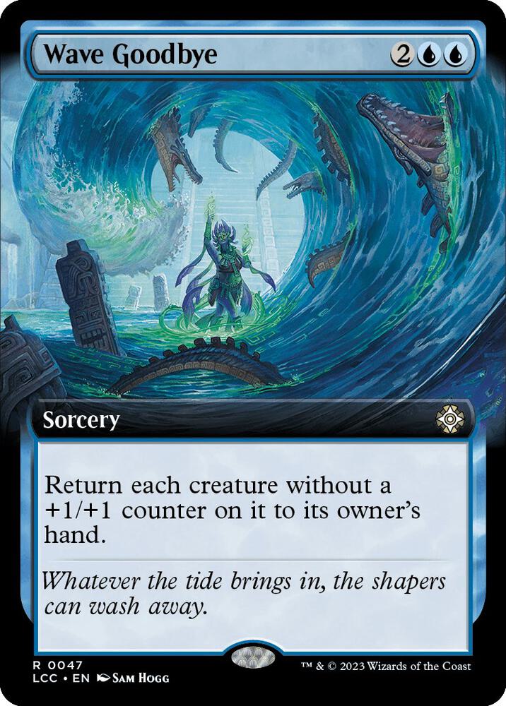 Wave Goodbye (Extended Art) (47) [The Lost Caverns of Ixalan Commander] [Extended Art]