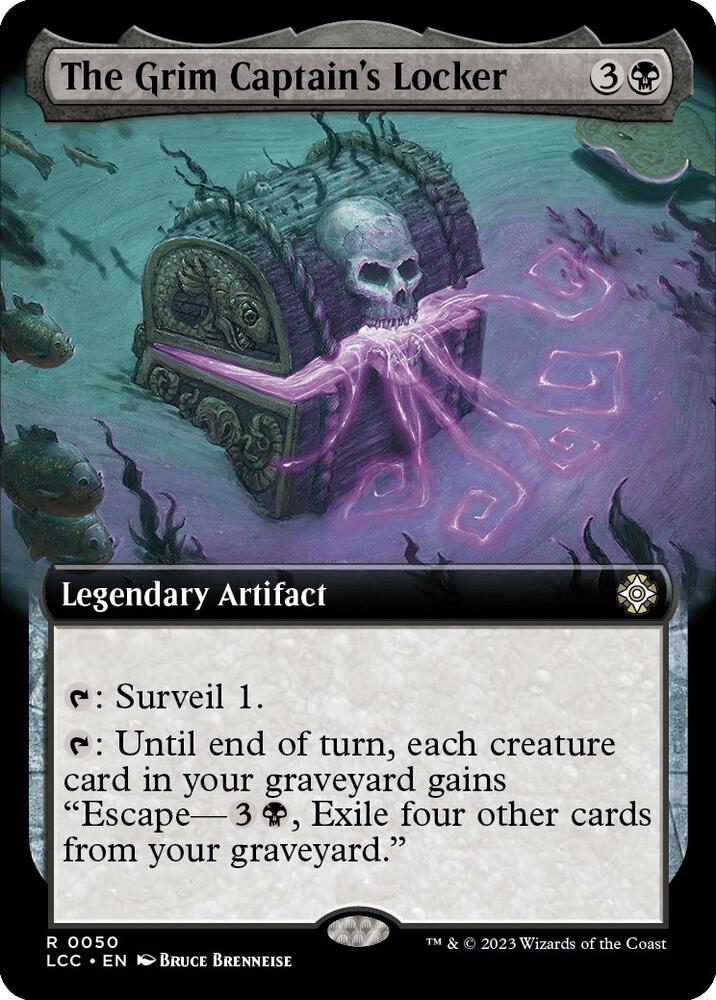 The Grim Captain's Locker (Extended Art) (50) [The Lost Caverns of Ixalan Commander] [Extended Art]