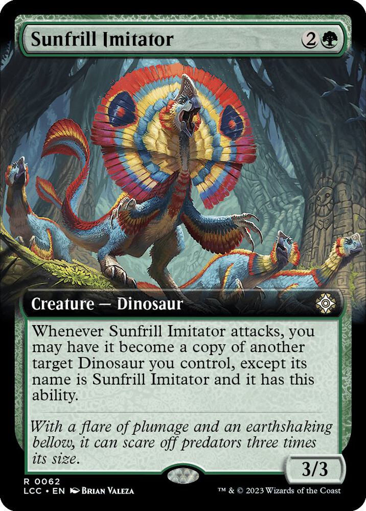 Sunfrill Imitator (Extended Art) (62) [The Lost Caverns of Ixalan Commander] [Extended Art]