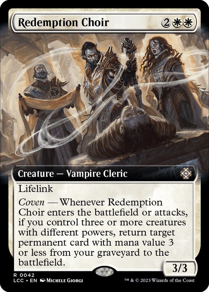 Redemption Choir (Extended Art) (42) [The Lost Caverns of Ixalan Commander] [Extended Art]