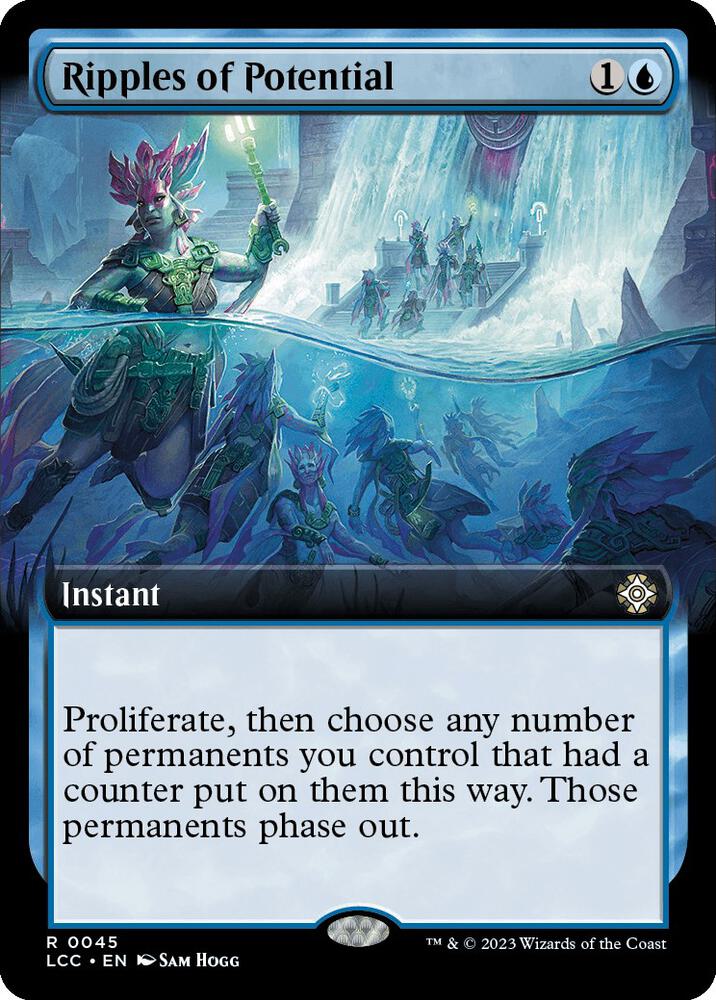 Ripples of Potential (Extended Art) (45) [The Lost Caverns of Ixalan Commander] [Extended Art]