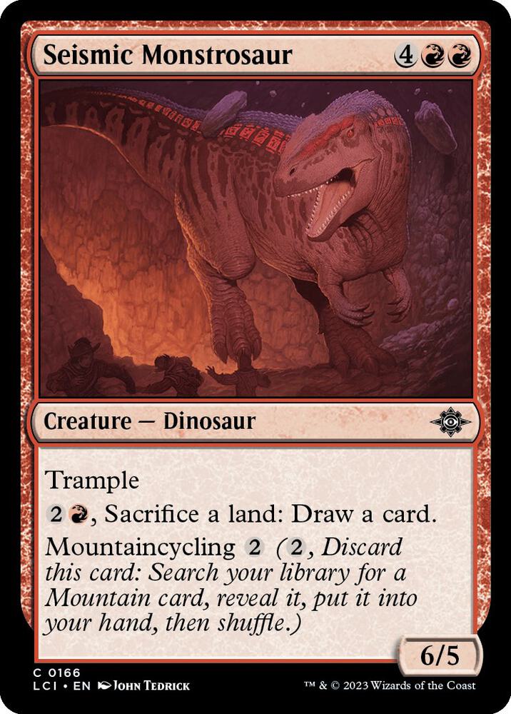 Seismic Monstrosaur (166) [The Lost Caverns of Ixalan]