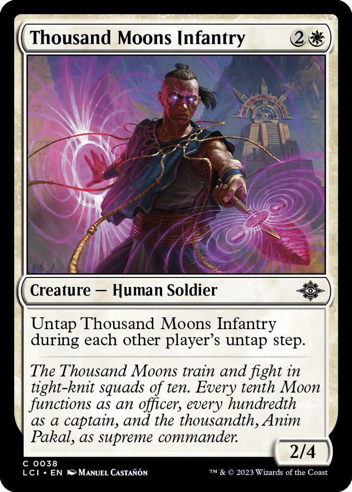Thousand Moons Infantry (38) [The Lost Caverns of Ixalan]