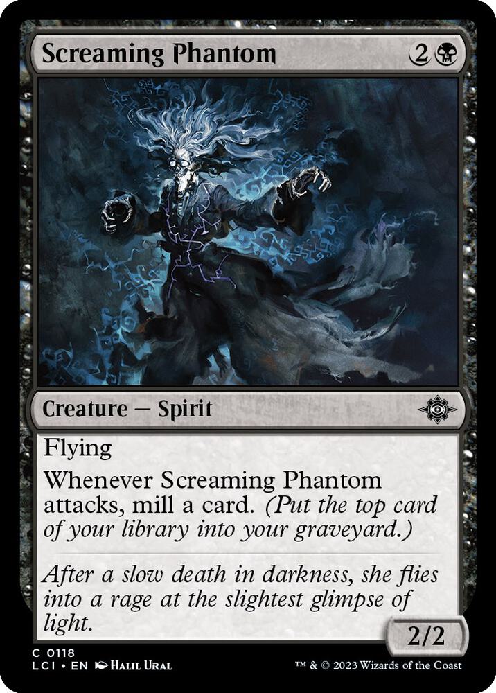 Screaming Phantom (118) [The Lost Caverns of Ixalan]