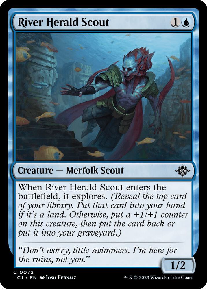 River Herald Scout (72) [The Lost Caverns of Ixalan]
