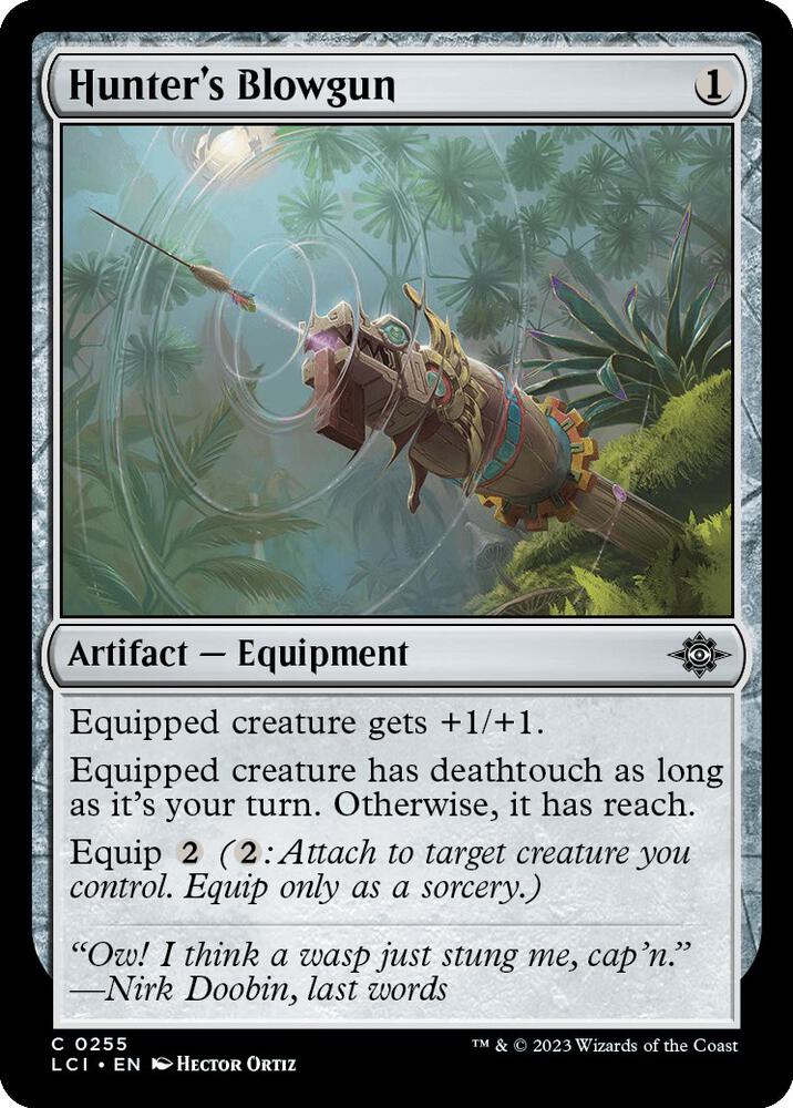 Hunter's Blowgun (255) [The Lost Caverns of Ixalan]