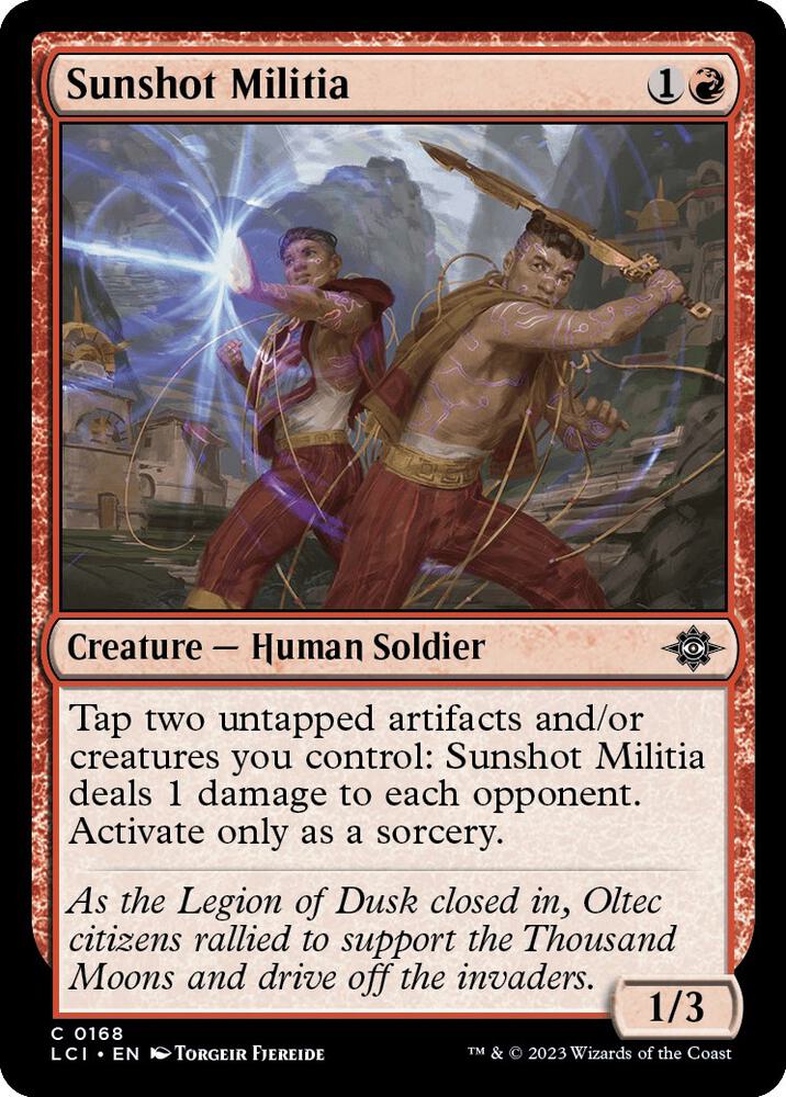 Sunshot Militia (168) [The Lost Caverns of Ixalan]