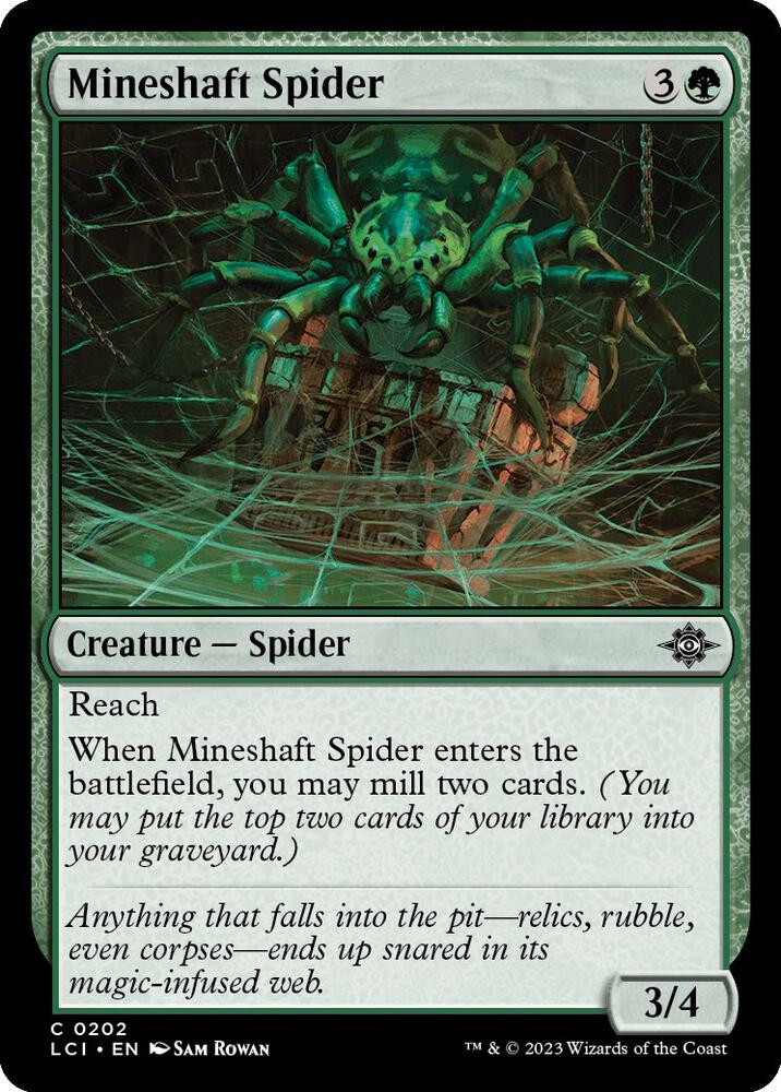 Mineshaft Spider (202) [The Lost Caverns of Ixalan]