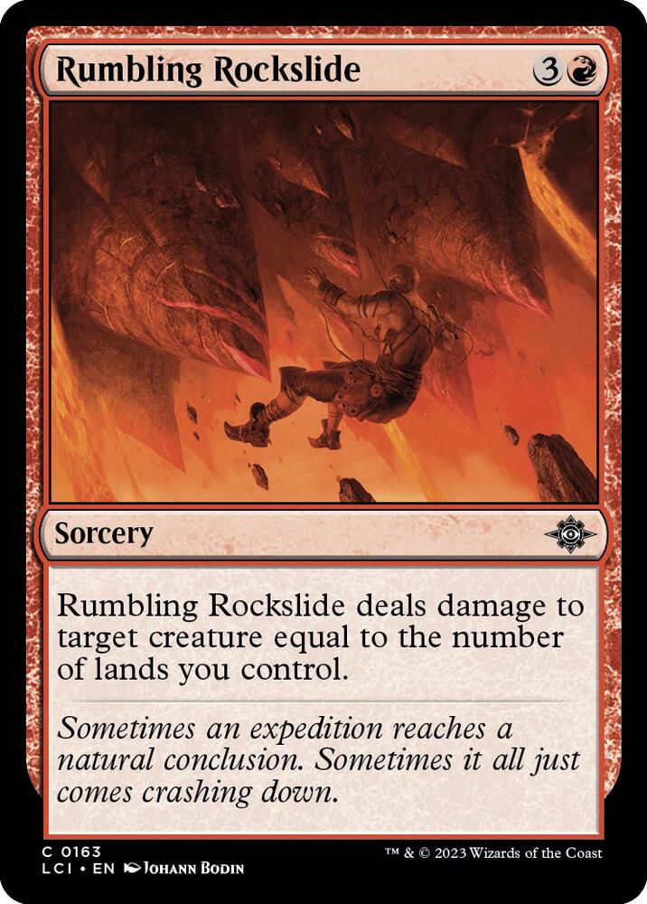 Rumbling Rockslide (163) [The Lost Caverns of Ixalan]