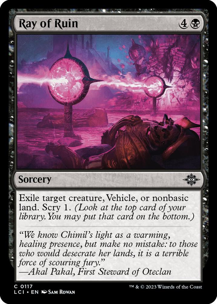 Ray of Ruin (117) [The Lost Caverns of Ixalan]