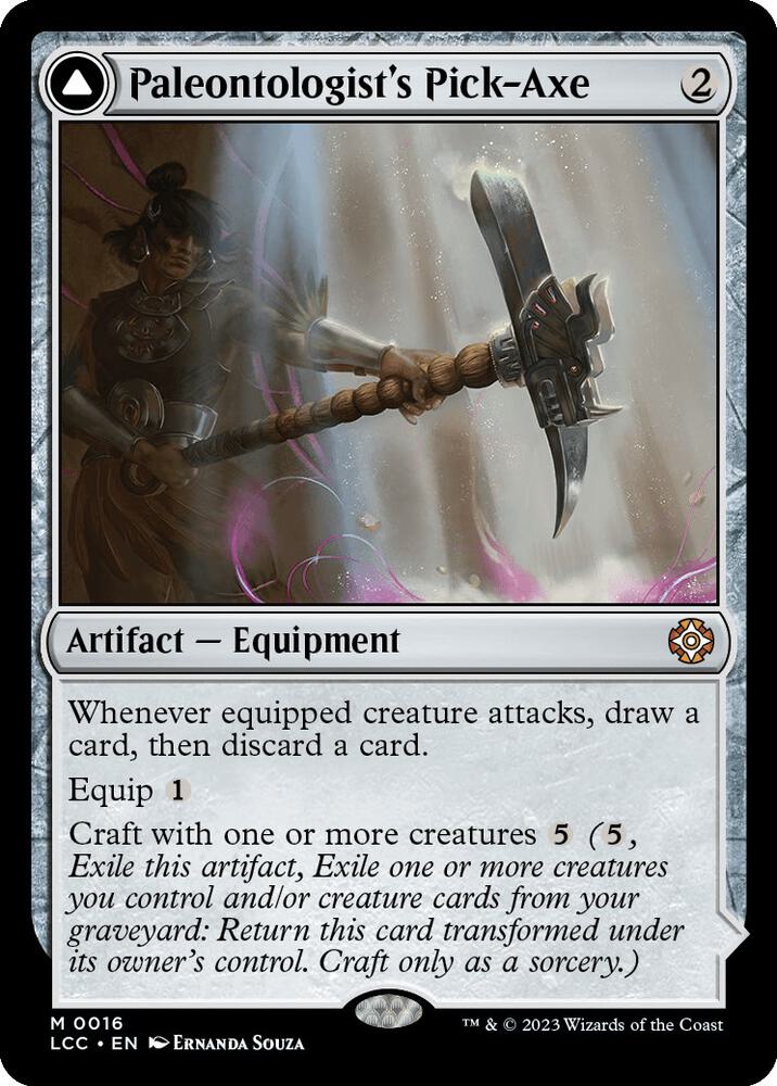 Paleontologist's Pick-Axe (16) [The Lost Caverns of Ixalan Commander]