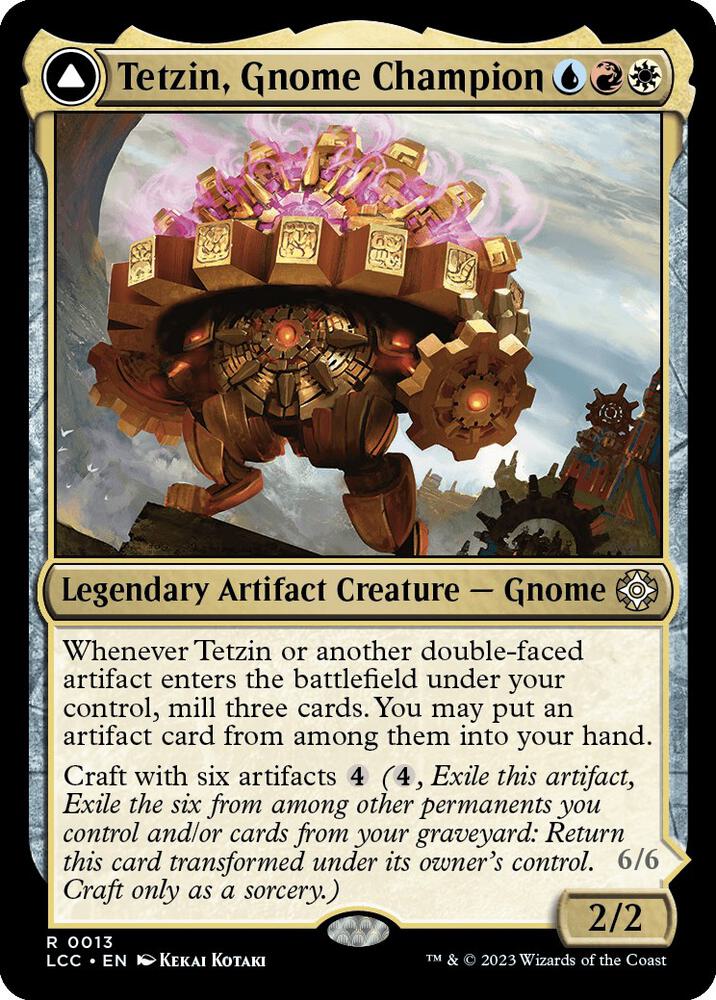Tetzin, Gnome Champion (13) [The Lost Caverns of Ixalan Commander]