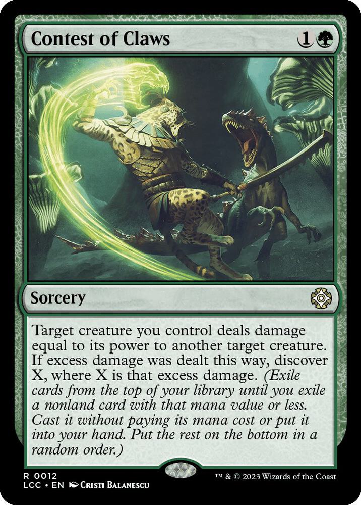 Contest of Claws (12) [The Lost Caverns of Ixalan Commander]